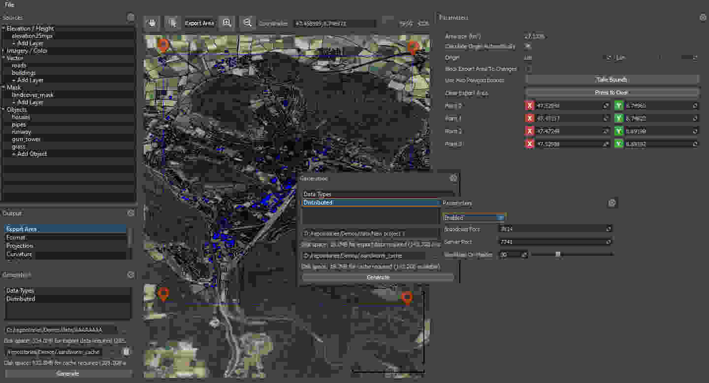 Sandworm tool export