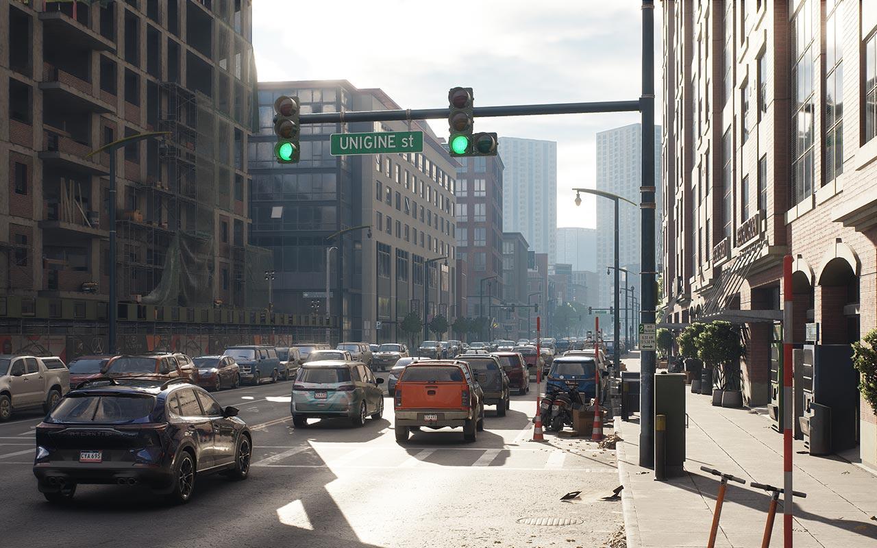 Sim 10 urban environment