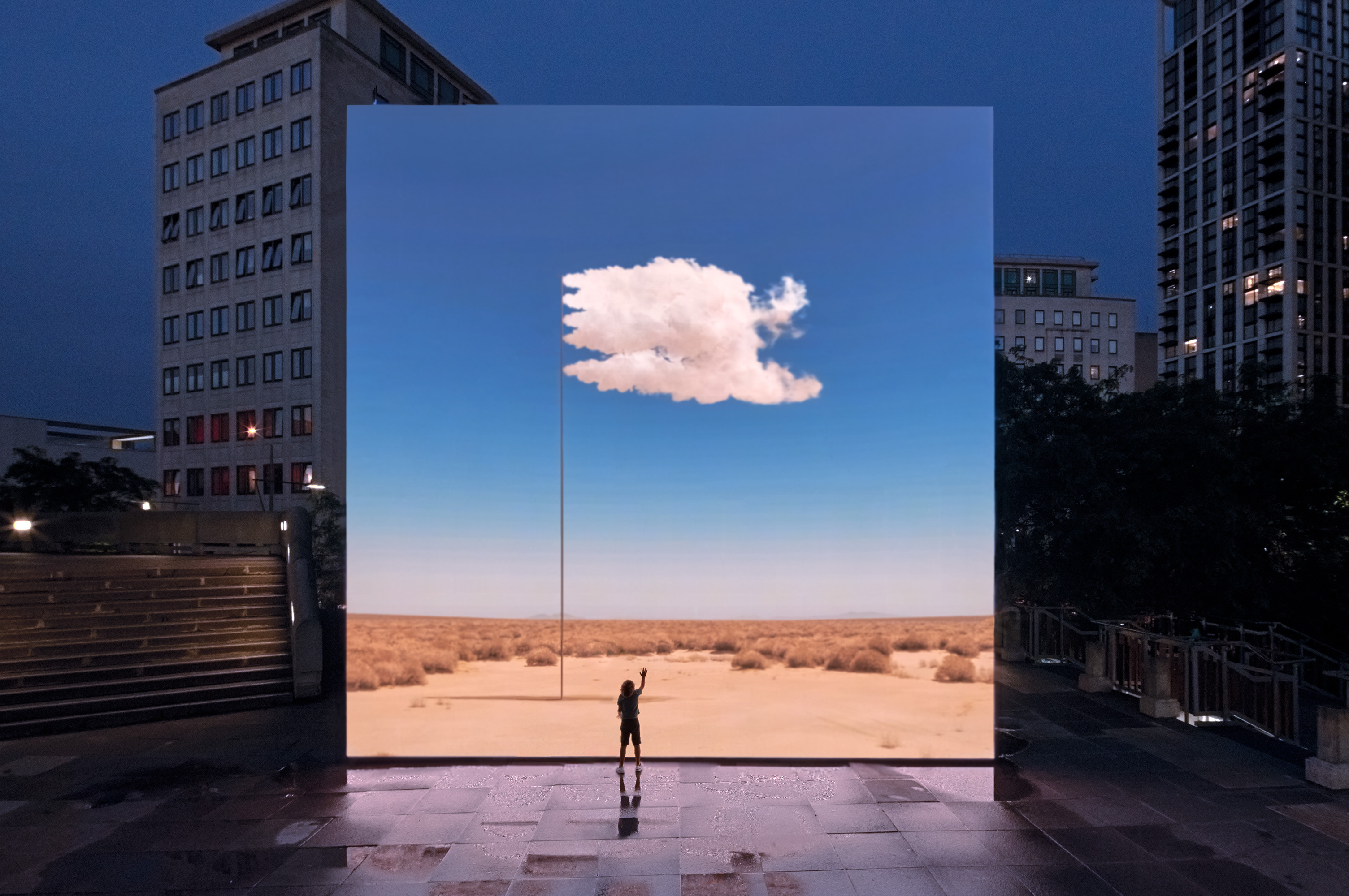 Surrender Flag XL PRINT George2023 by John Gerrard Photo Edmund Sumner