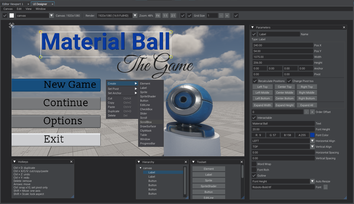 Toolkit ui designer