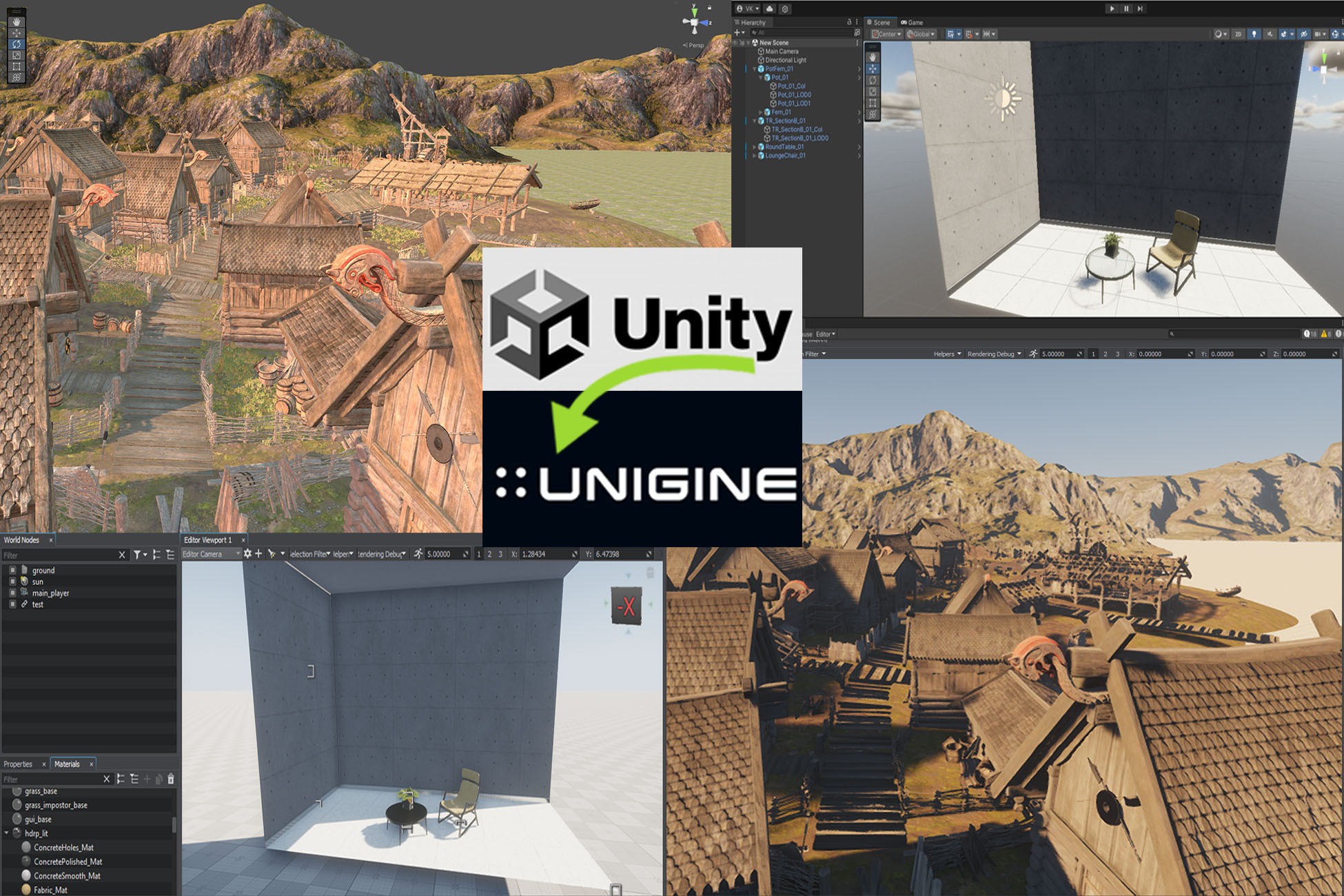 Simplified Scene Import from Unity